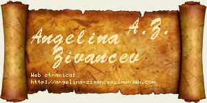 Angelina Živančev vizit kartica